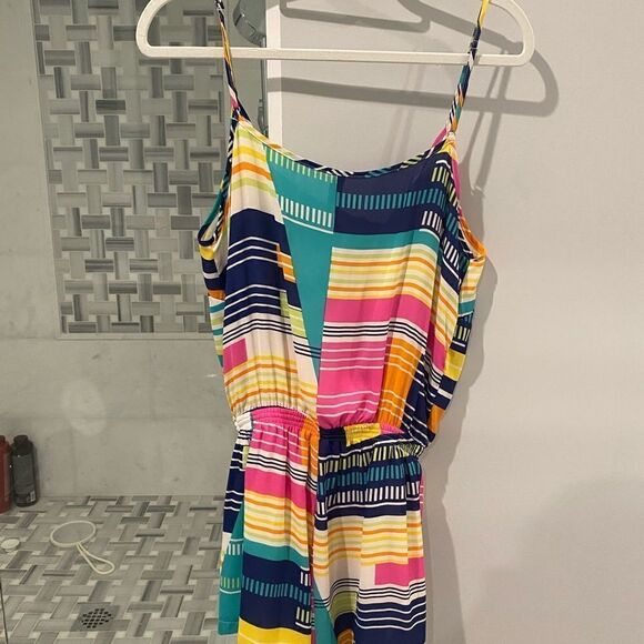 Design lab Multicolored spaghetti strap romper - Picture 4 of 5
